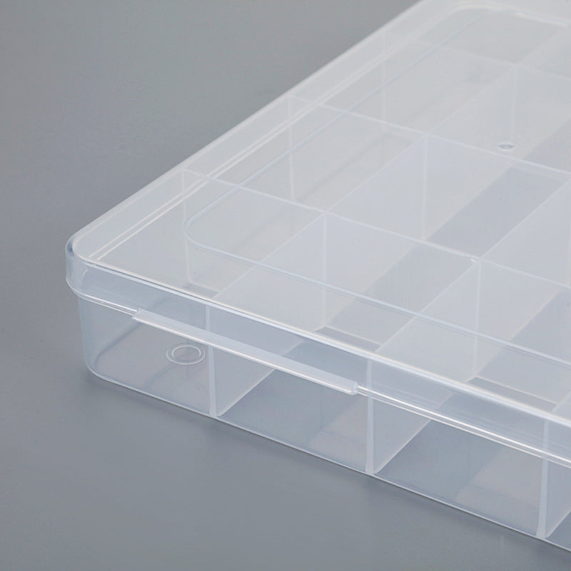 Multi-Divided Clear Craft Storage Organizer Kalsten