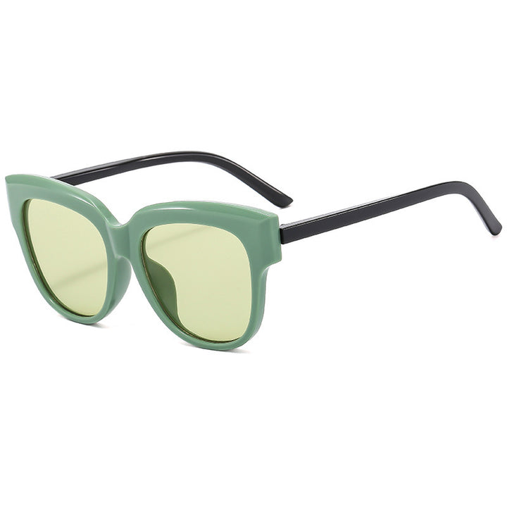 Women's fashionable cat-eye sunglasses with trendy plastic frame Kalsten
