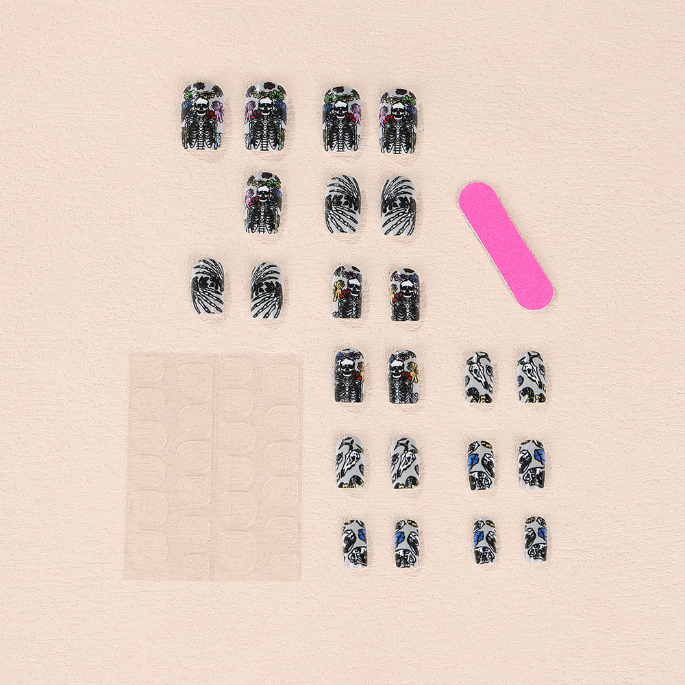 Creative Skeleton Nail Design Kalsten