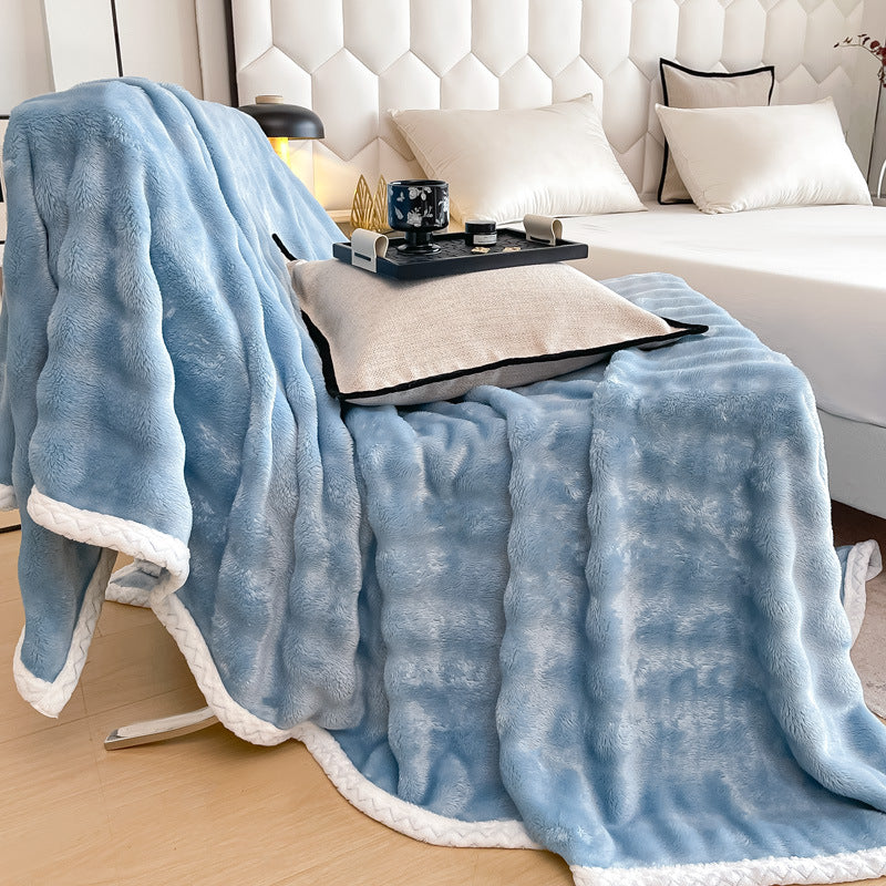 Plush Faux Fur Throw Blanket Kalsten