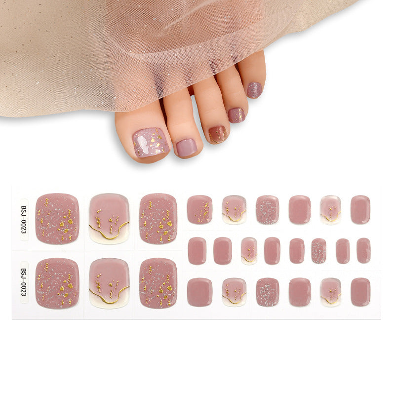 Artistic Floral Nail Art Wraps