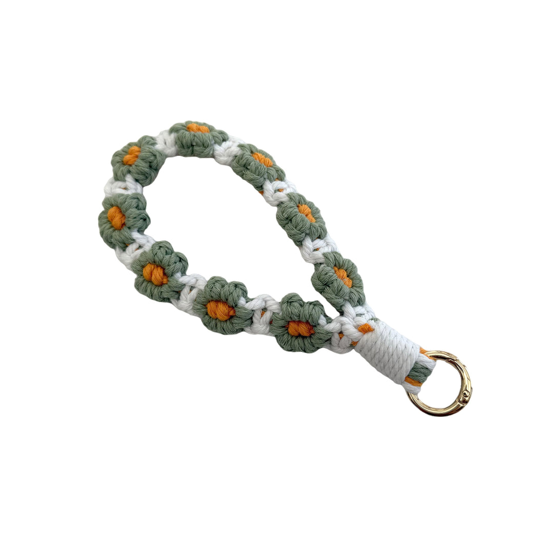 Floral Macrame Keychain Holder Kalsten