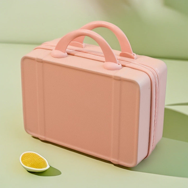 compact hard-shell cosmetic and travel vanity case with dual top handles Kalsten