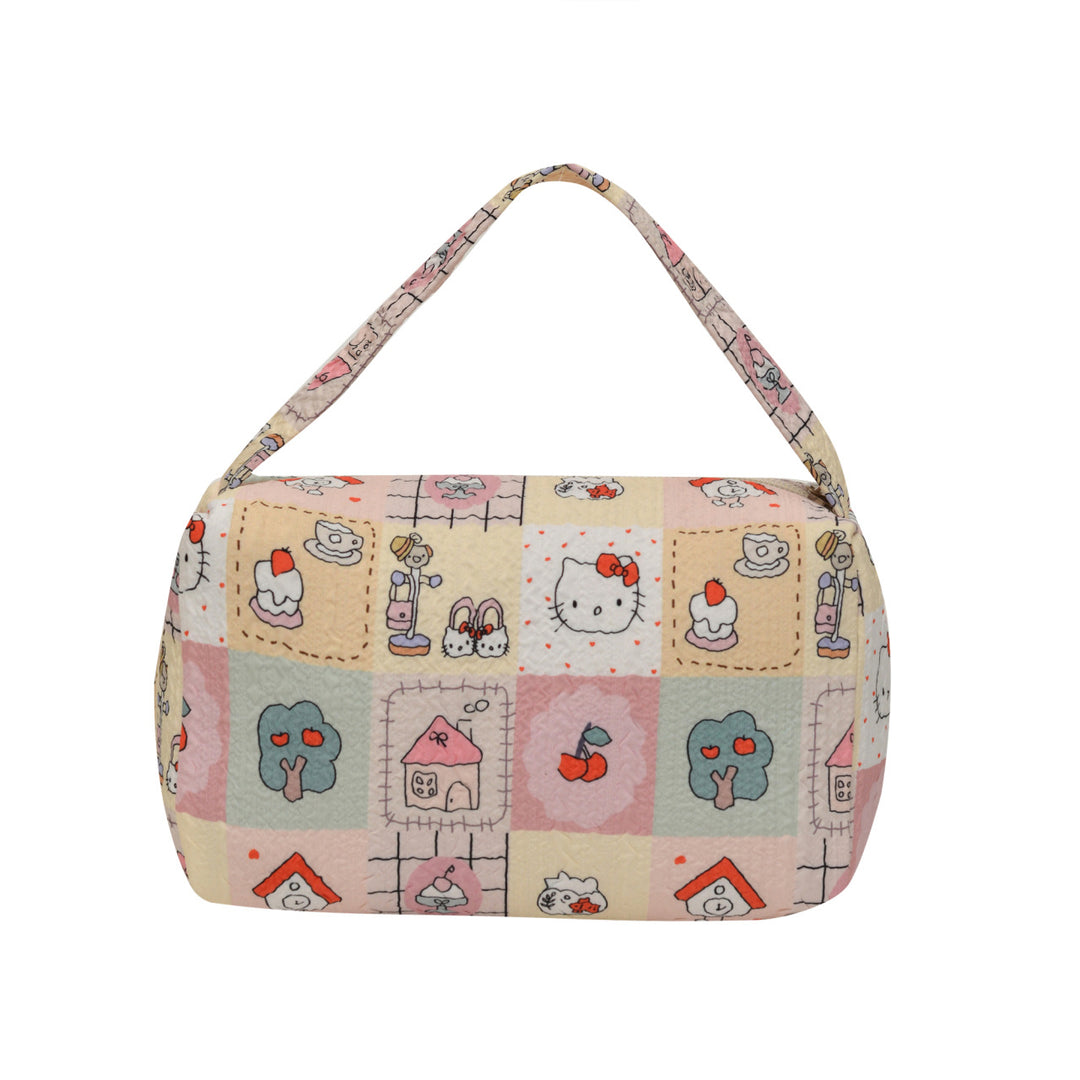 WoCharming Quilted Travel Cosmetic Bag Kalsten