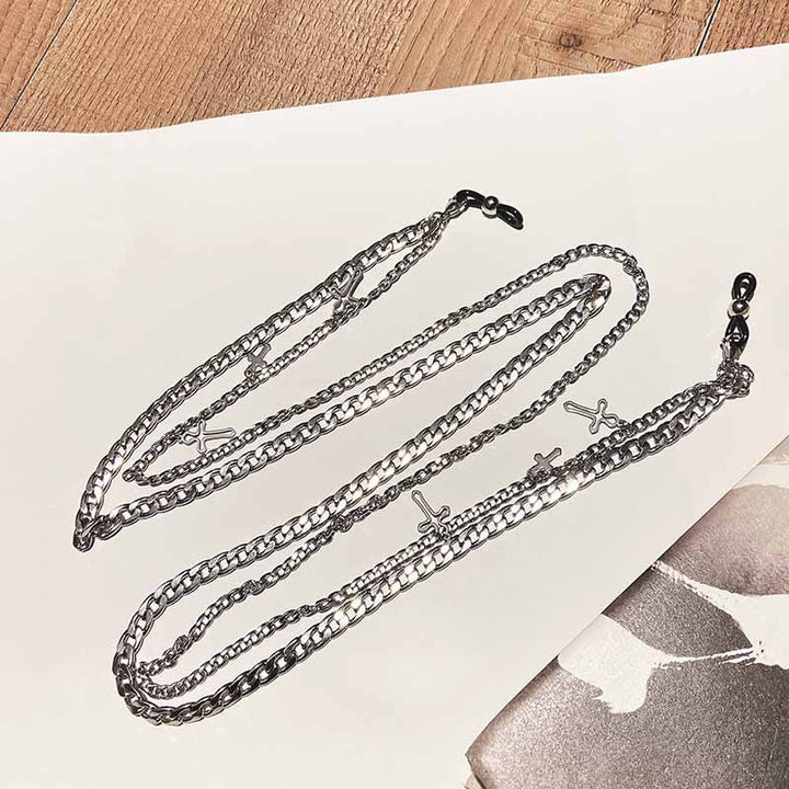 Fashionable jewelry holder chain with cross pendants Kalsten