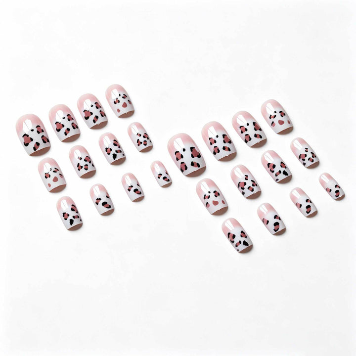 Elegant Leopard Print Nail Art