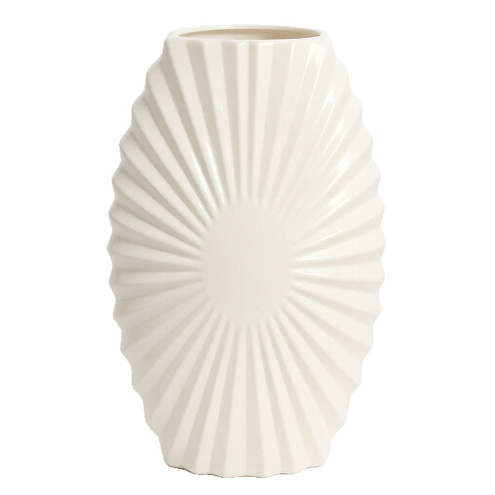 Textured Decorative Centerpiece Vase Kalsten
