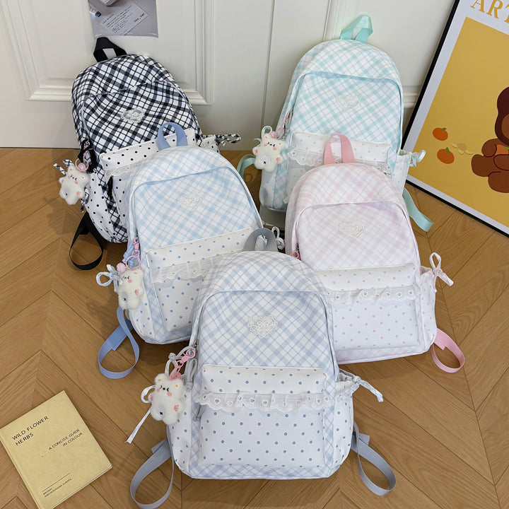 Playful Bunny-Ear Design Backpack Kalsten