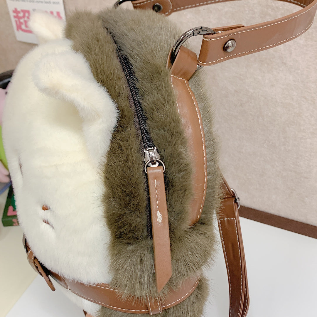 Plush children's backpack with cute cat motif Kalsten