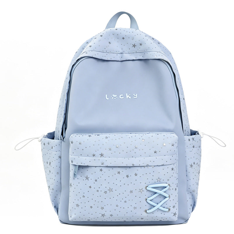 Stylish Star-Printed School Backpack Kalsten 1791205171