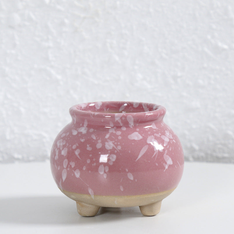 Contemporary Curved Ceramic Vase Kalsten