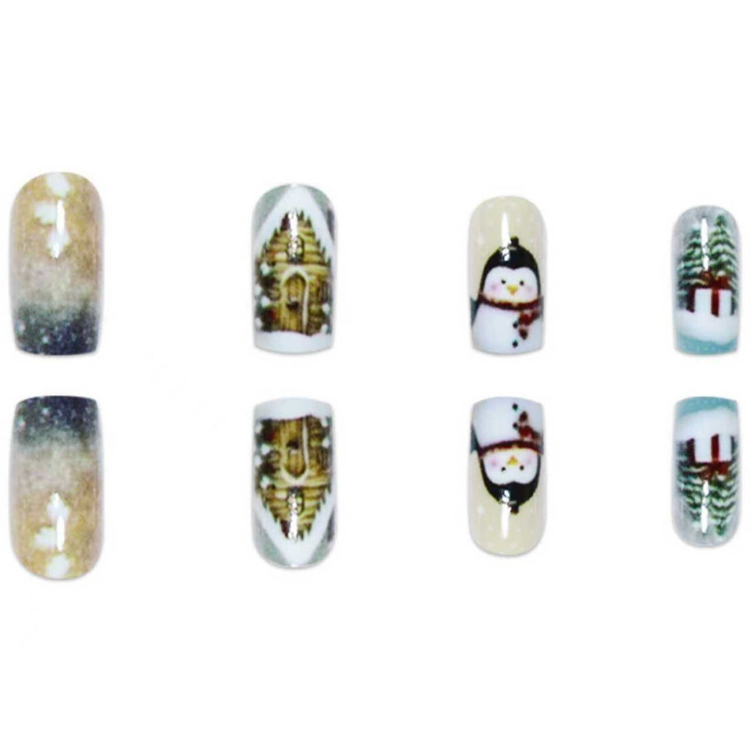Winter-Themed Decorative Nail Art Kalsten