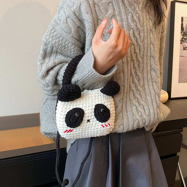 Cute Panda Character Mini Backpack