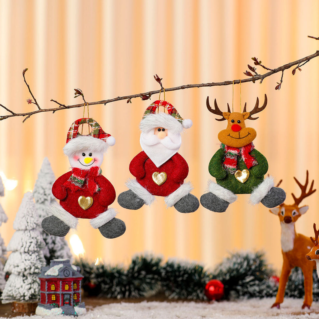 Decorative Plush Santa Ornament Kalsten