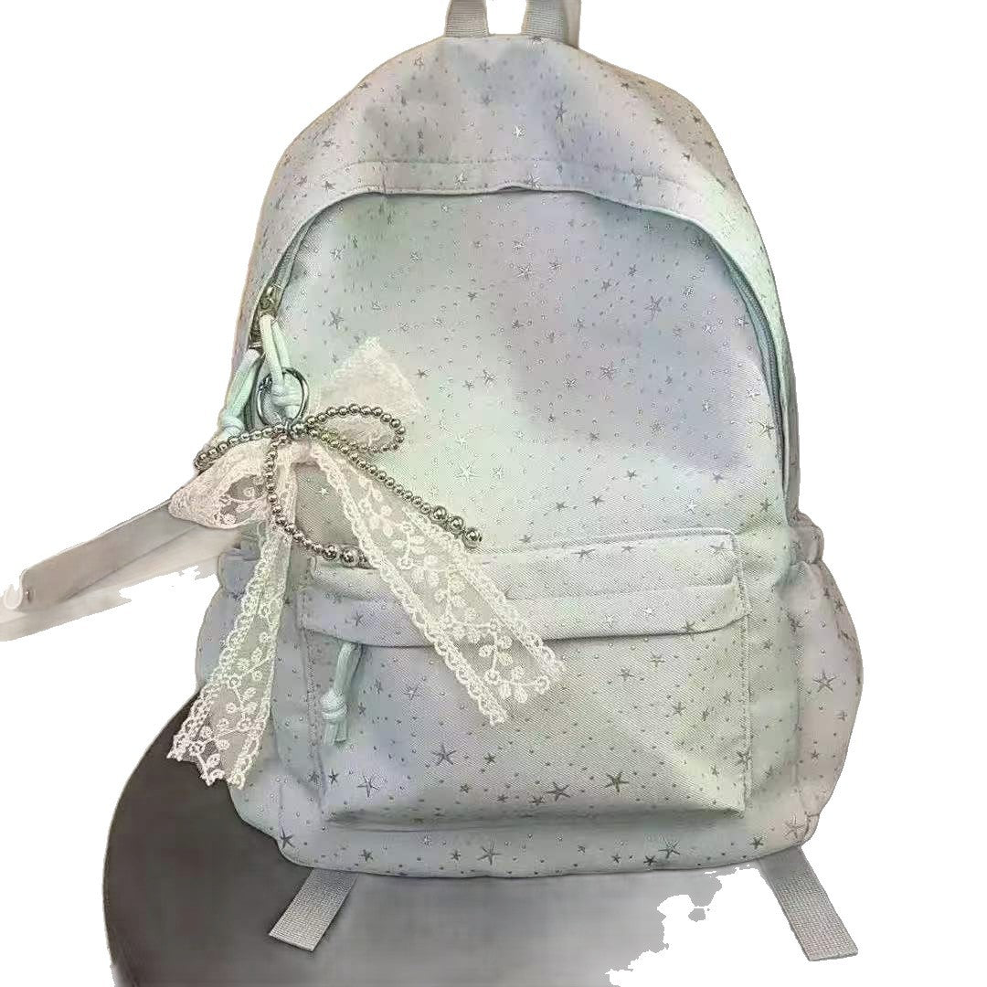 Backpack with Sparkling Star Motif Kalsten
