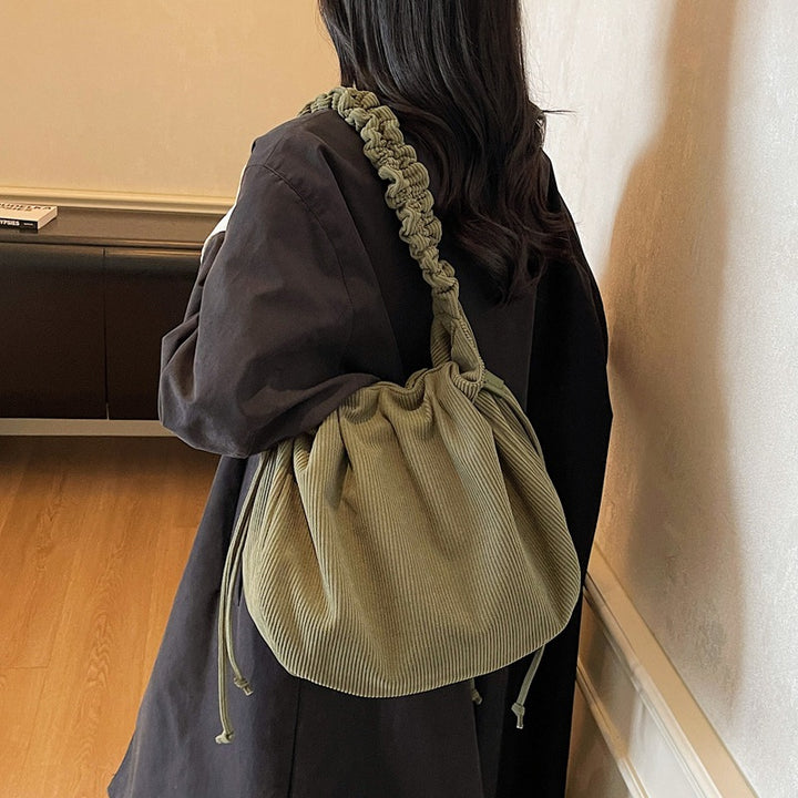 Textured Slouchy Handbag
