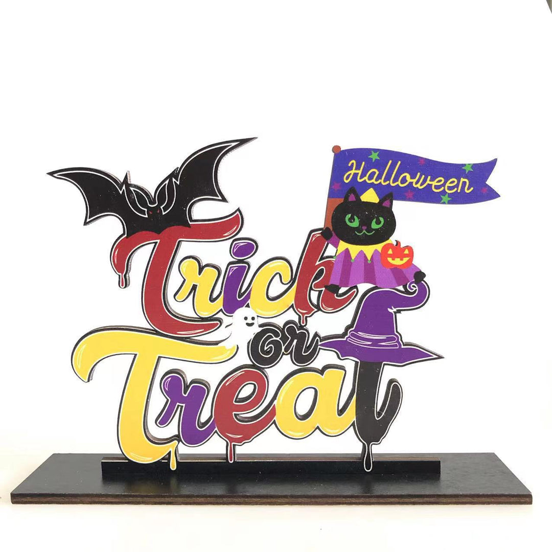 Halloween-Themed Decorative Table Centerpiece