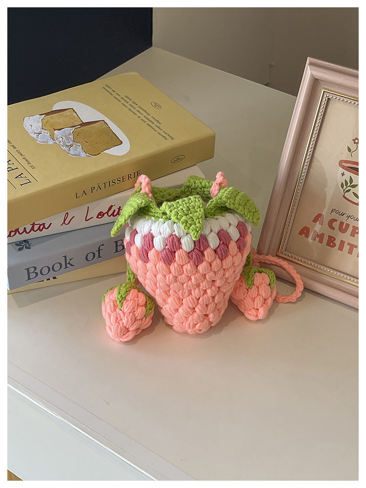 Decorative Crochet Strawberry