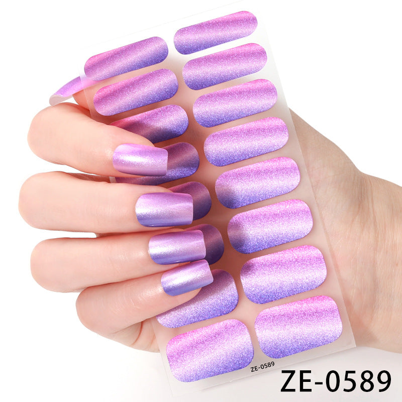 Ombre Glitter Nail Wraps