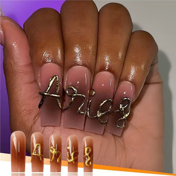Elaborate Customizable Acrylic Nail Set Kalsten