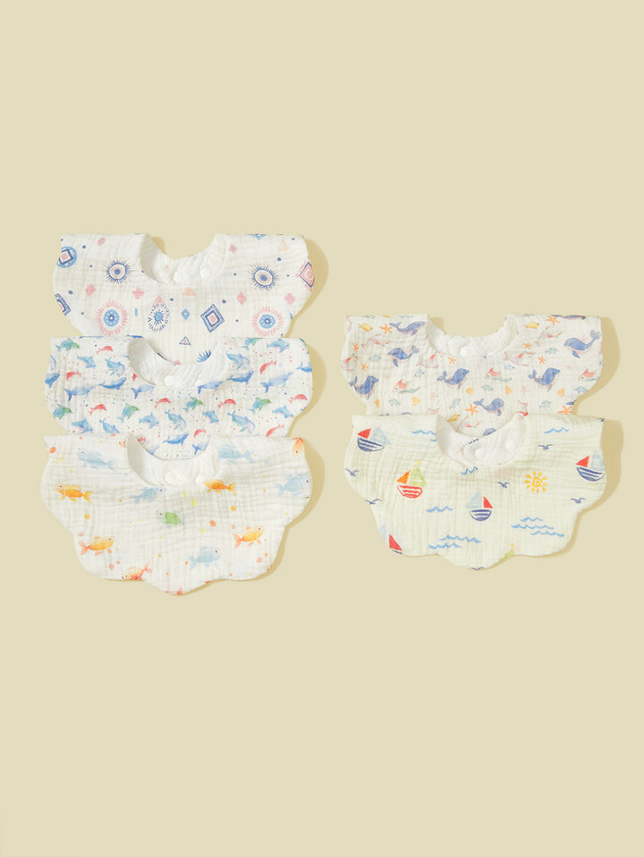 Soft Muslin Baby Bandana Bibs Set kalsten