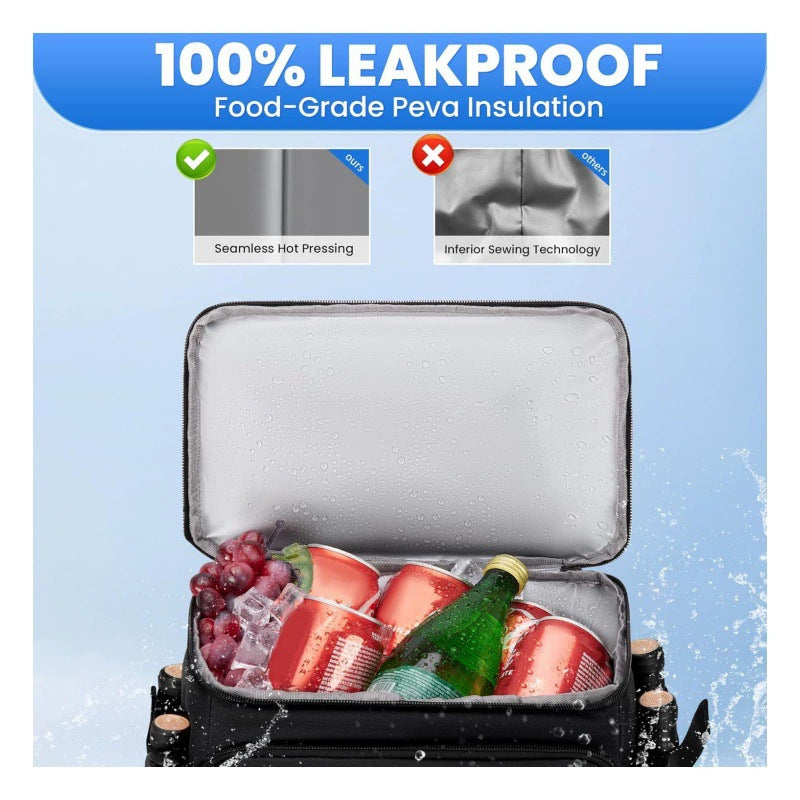 Insulated cooler backpack with multiple compartments Kalsten