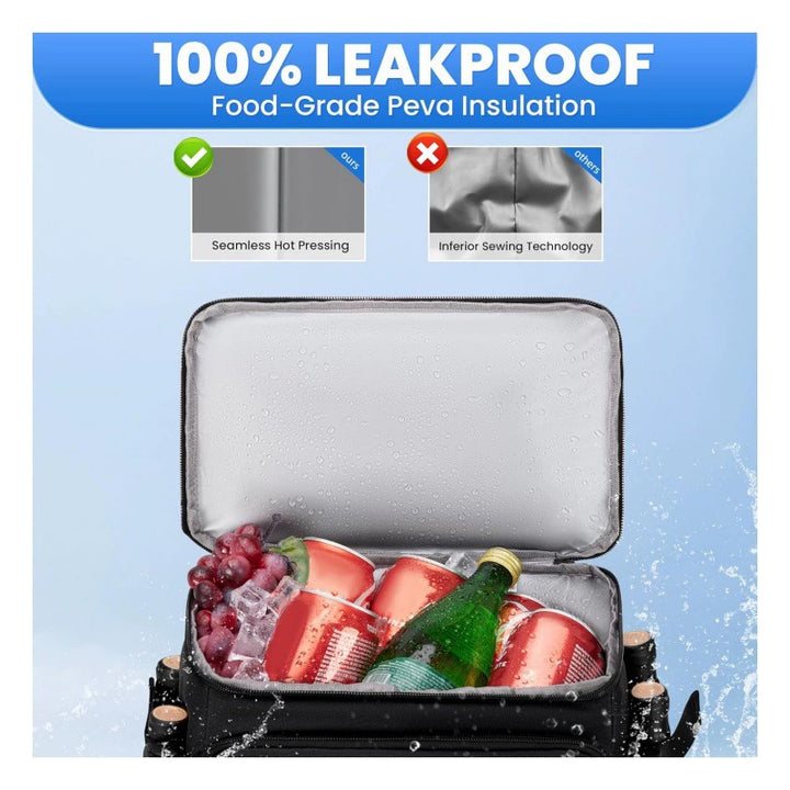 Insulated cooler backpack with multiple compartments Kalsten