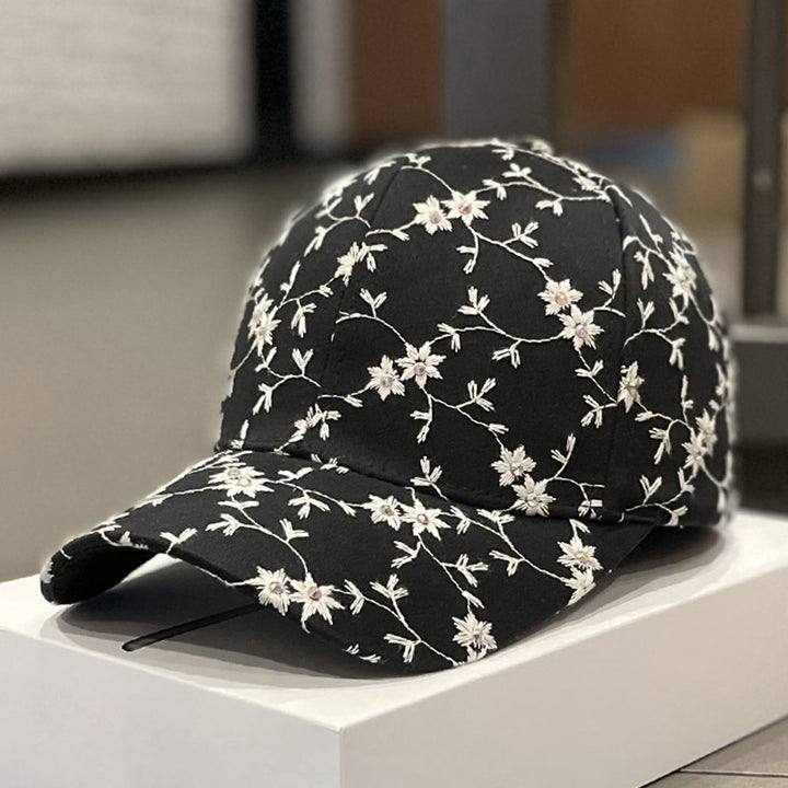 Women's Embroidered Rhinestone-Detail Baseball Cap Kalsten