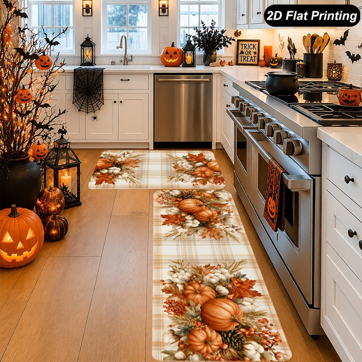 Fall-Themed Kitchen Runner Mat