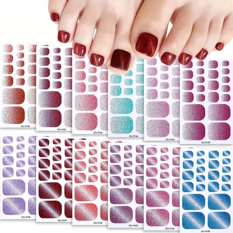 Premium Self-Adhesive Toenail Art Wraps