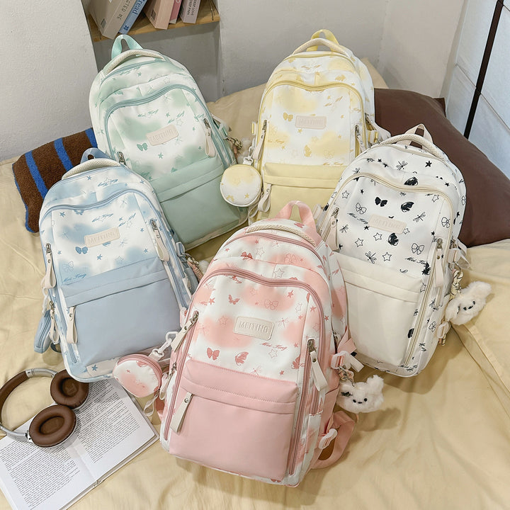 Trendy Patterned Backpack Kalsten