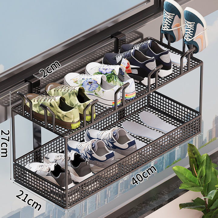 Adjustable Over-The-Door Shoe Organizer Kalsten