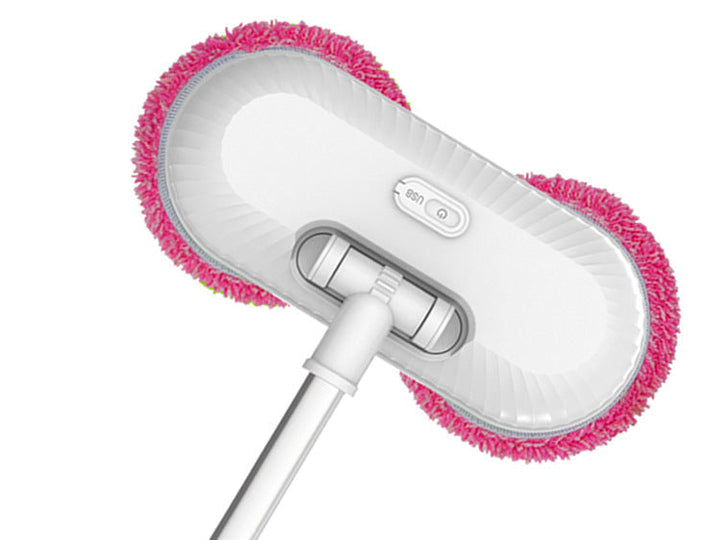 electric dual-head window and floor scrubber with USB rechargeable telescopic pole Kalsten