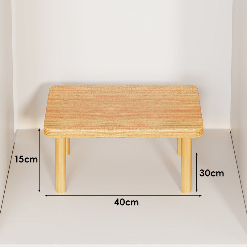 Adjustable Multi-Height Wooden Monitor Riser and Desktop Shelf