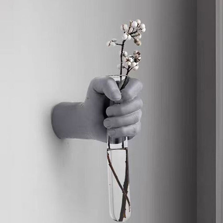 Artistic Wall-Mounted Flower Holder