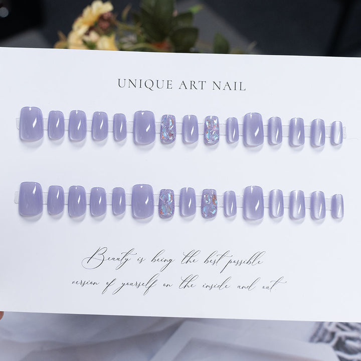 Glamorous Glittered Press-On Nails