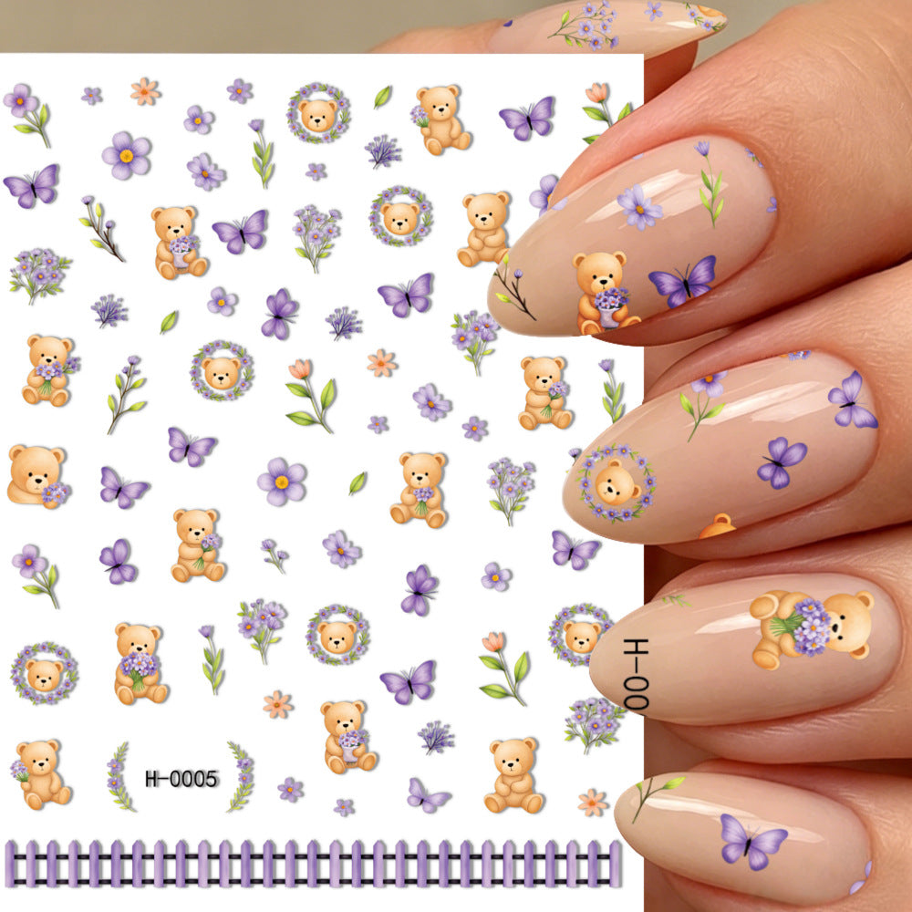 Cute Dog-Themed Nail Art Stickers