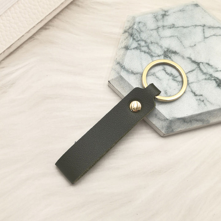 Unisex keychain with elegant artificial leather design Kalsten
