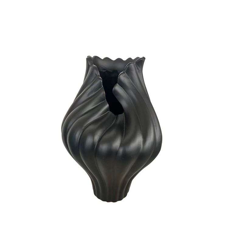 Elegant Textured Ceramic Vase