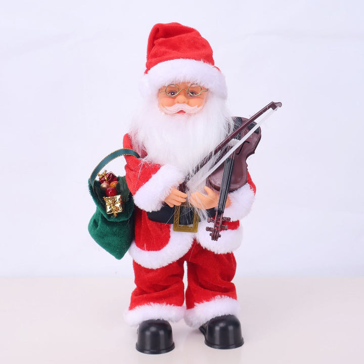 Decorative Santa Claus figure with candy