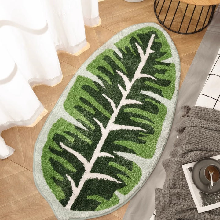 Floral Pattern Bath Mat