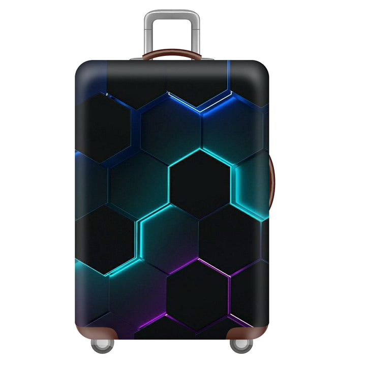 Men's hard-shell suitcase with unique skull design Kalsten