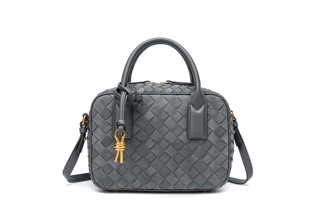 Textured Leather Boutique Handbag Kalsten