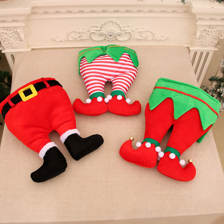 Decorative Santa Leg Pillow Kalsten