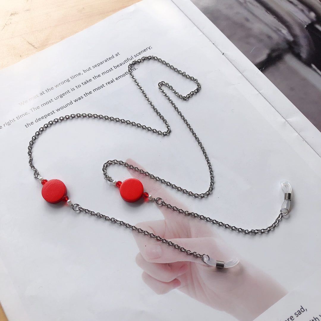Stylish Dual-Strand Eyewear Holder Chain Kalsten