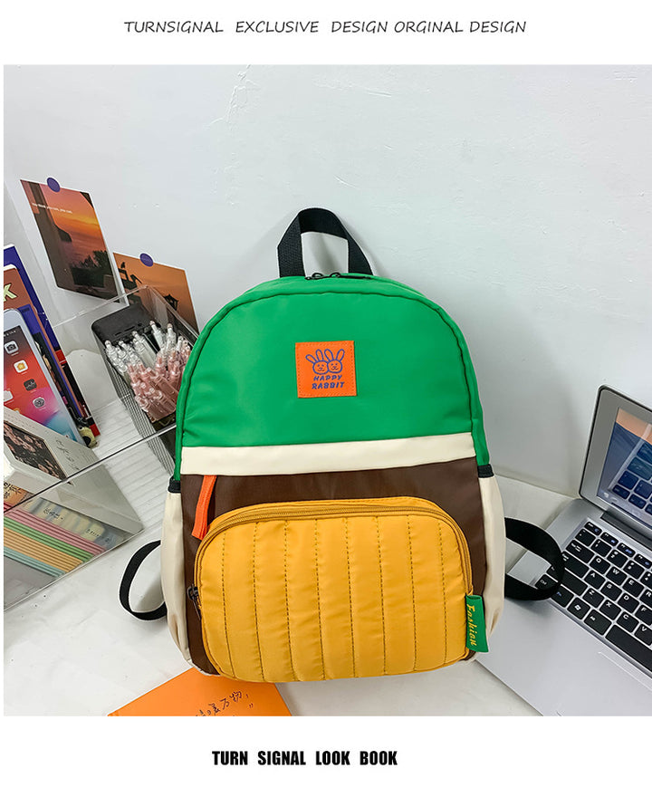 Color-Block Casual Backpack Kalsten