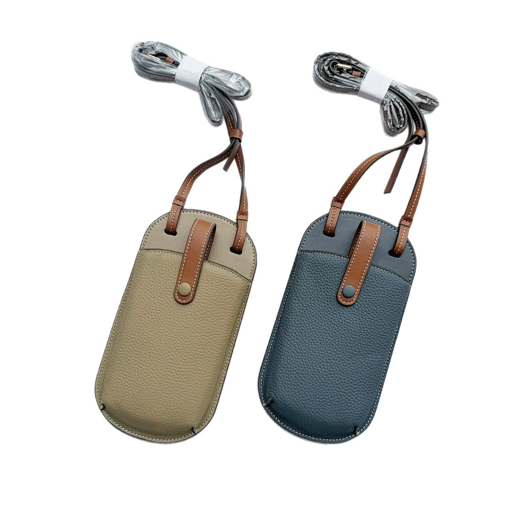 Leather Crossbody Phone Pouch kalsten