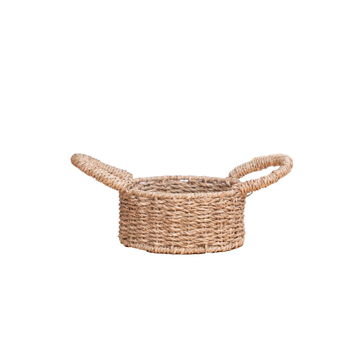Handwoven Round Storage Basket Kalsten