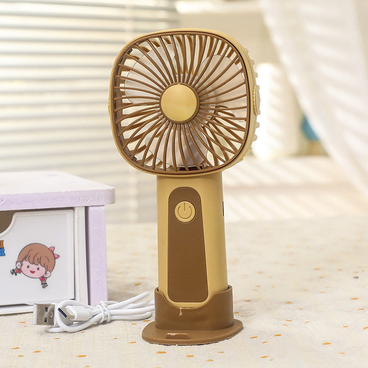 Women's Portable USB Hand Fan with Adjustable Tilt Angle Kalsten