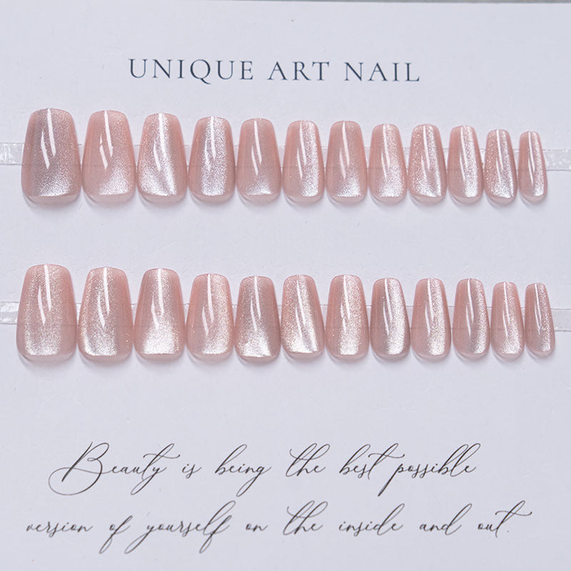 Elegant Glittery Press-On Nails